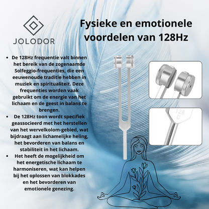 JOLODOR ™ | 128hz zilveren stemklank - Heling door zilveren vibraties