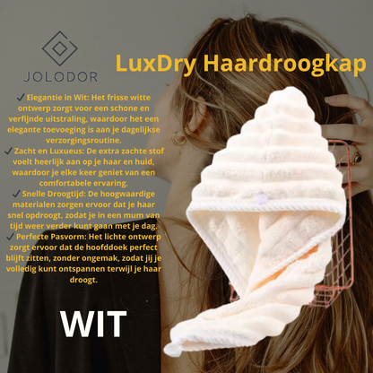 JOLODOR ™ | LuxDry Haardroogkap - Supersnel, krachtig, perfect droog