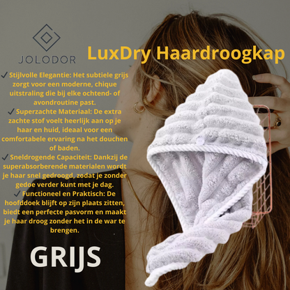 JOLODOR ™ | LuxDry Haardroogkap - Supersnel, krachtig, perfect droog