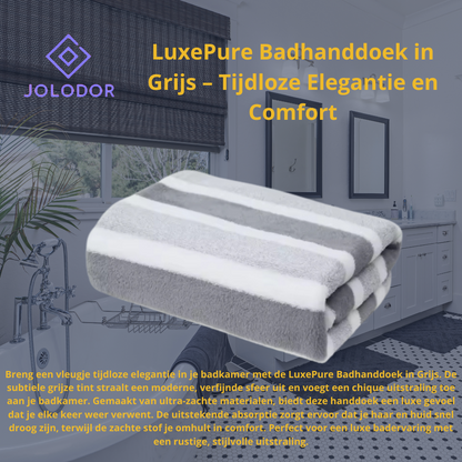 JOLODOR ™ | LuxePure Badhanddoek - Zacht, absorberend, luxe comfort