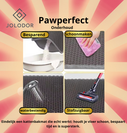 JOLODOR ™ | PawPerfect Mat – Voor een Schone Kattenbakomgeving en Gelukkige Pootjes!